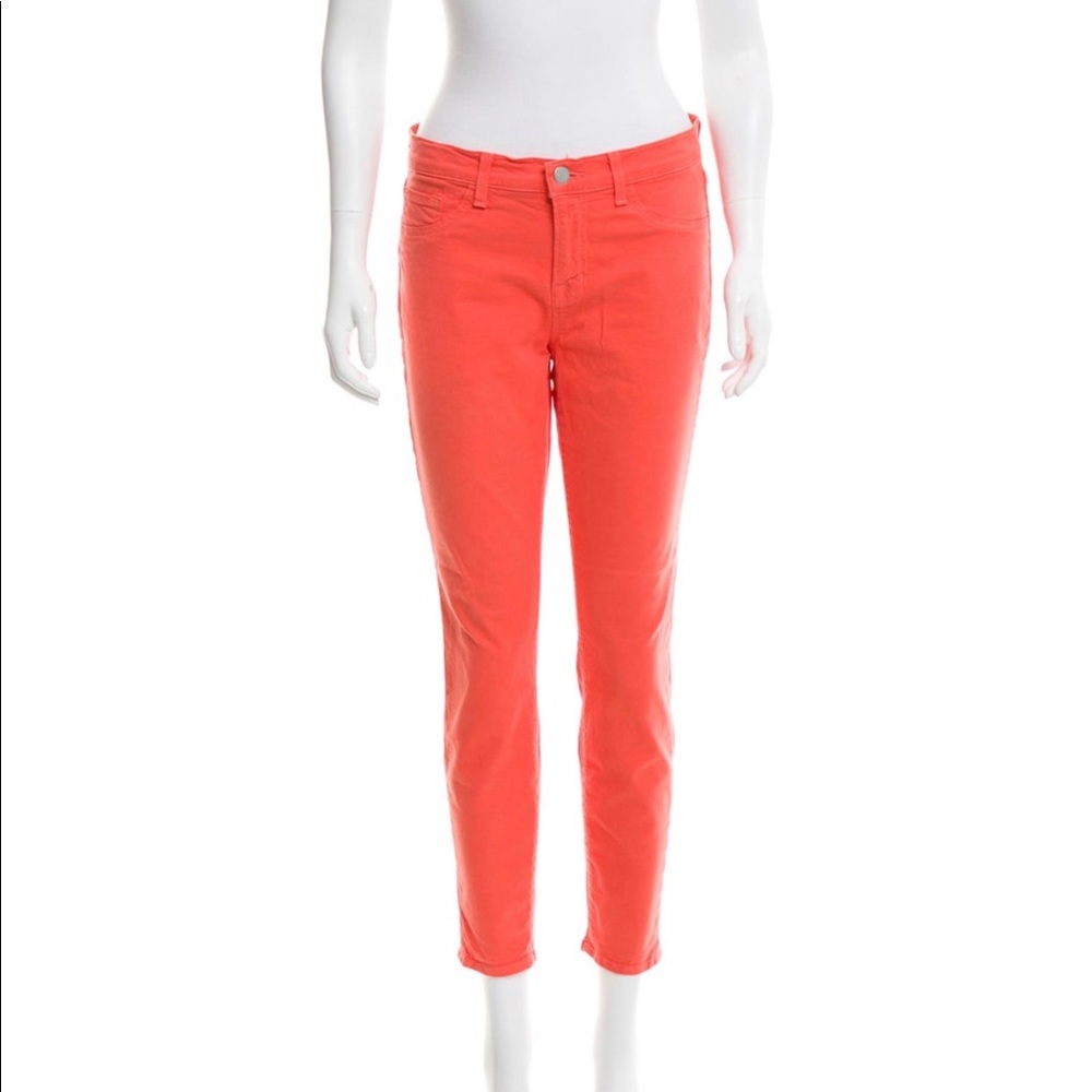 J Brand mid rise skinny jeans